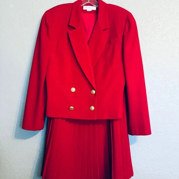 RARE VINTAGE DESIGNER CHRISTIAN DIOR THE SUIT – Made in USA – 1980s - Picture 3 of 16